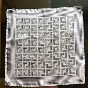 Authentic Vintage Louis Vuitton Silk Square Scarf LV Luggage Motif